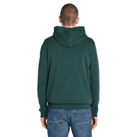 Timberland Established 1973 Logo Erkek Sweatshirt Koyu Yeşil