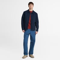 Timberland Kempshire Washed Canvas Chore Erkek Ceket Lacivert