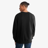 Timberland Small Logo Print Crew Neck Erkek Sweatshirt Siyah