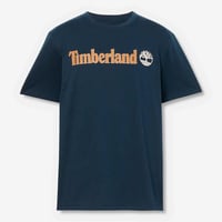 Timberland Kennebec River Linear Logo Erkek Tişört Lacivert
