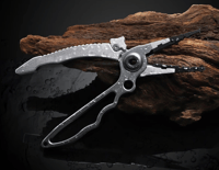 Captain 7506 Grip Alüminyum Balık Tutucu Kılıflı Kendinden Kilitli 19cm