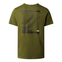 The North Face Foundation Mountain Lines Graphic Erkek Tişört Forest Olive