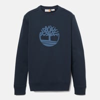 Timberland Kennebec River Tree Logo Crew Erkek Sweatshirt Dark Sapphire