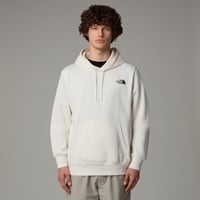 The North Face Hood Logo Erkek Sweatshirt White Dune