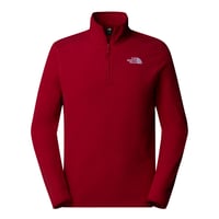 The North Face 100 Glacier 1/4 Erkek Polar Garnet Red
