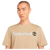 Timberland Kennebec River Linear Logo Erkek Tişört Lemon Pepper