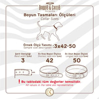 Doggie Konforlu Gerçek Deriden El Yapımı Köpek Boyun Tasması (2,5x37-45cm)