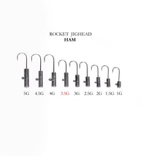 Alesta Rocket Jighead Ham 4P