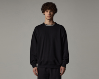 The North Face Zumu Oversize Crew Erkek Sweatshirt Siyah