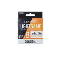 Gosen Answer Light Game PE8 Örgü LRF İpi 150mt Coctail Yellow