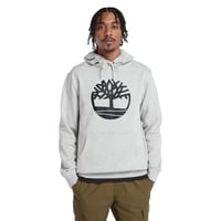 Timberland Kennebec River Tree Logo Hood Erkek Sweatshirt Grey