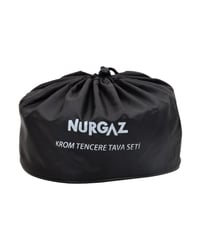 Nurgaz Krom Tencere Tava Seti