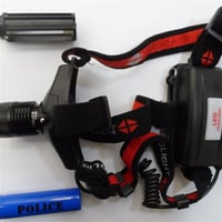 Police PS-1809 Cree Q5 Led Zoomlu Şarjlı Kafa Lambası