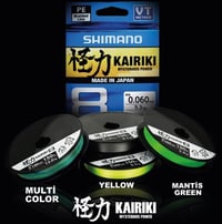 Shimano Kairiki 8 300mt Mantis Green