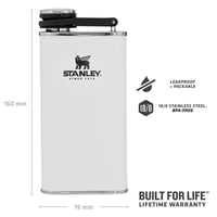 Stanley Klasik Paslanmaz Çelik Cep Matarası 0.23 Lt