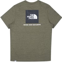 The North Face Redbox Tee - Burnt Olive Green Erkek Tişört