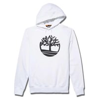 Timberland Core Tree Logo Ağaç Logolu Beyaz Erkek Kapüşonlu Hoodie