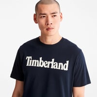 Timberland Kennebec Linear Erkek Tişört Dark Sapphire