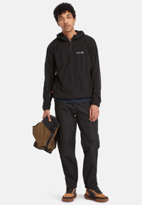 Timberland Polartec 1/4 Fermuarlı Erkek Üst Siyah