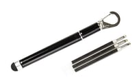 True Utility TU 257B Stylus Kalemli Anahtarlık Siyah