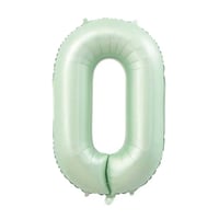0 Rakam Adaçayı Folyo Balon 34 inç 76-82 cm