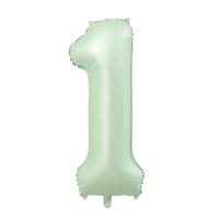 1 Rakam Adaçayı Folyo Balon 34 inç 76-82 cm
