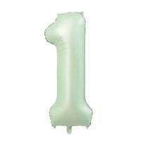 1 Rakam Adaçayı Folyo Balon 34 inç 76-82 cm
