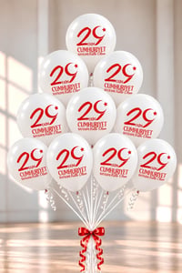12 Inç 29 Ekim Cumhuriyet Bayramı Baskılı Balon Milli Bayram Süsü 10 Adet
