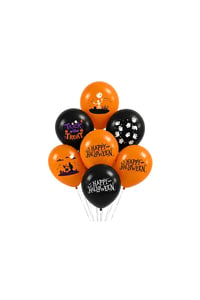 12 İnç Halloween Cadılar Bayramı 10 Adet Balon Set 1