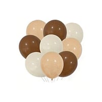 12 İnç Kahverengi-Deniz Kumu-Ten Rengi 10 Adet Balon 
