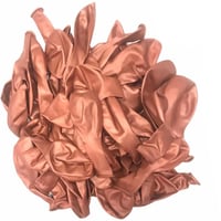 12 İnç Krom Rose Gold Balon 10 Adet