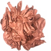 12 İnç Krom Rose Gold Balon 10 Adet