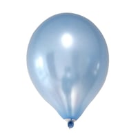 12 İnç Metalik Açık Mavi Balon 10 Adet