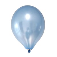 12 İnç Metalik Açık Mavi Balon 10 Adet