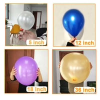 12 İnç Metalik Rose Gold Balon 10 Adet