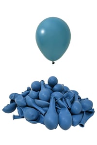 12 İnç Okyanus Mavisi 10 Adet Balon 