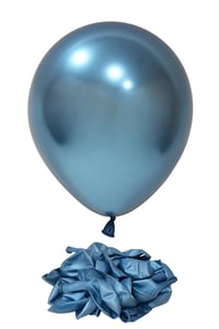 18 inç Krom Mavi Jumbo Büyük Boy Balon 45 Cm
