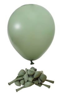 18 inç Küf Yeşili Jumbo Büyük Boy Balon 45 Cm