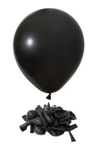 18 inç Siyah Jumbo Büyük Boy Balon 45 Cm