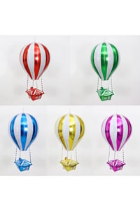 22 İnç Uçan Balon Temalı Sarı Folyo Balon 88-28 Cm
