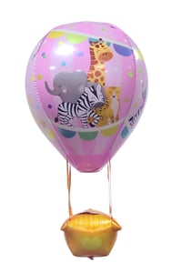 22 İnç Uçan Balon Temalı Yeşil Folyo Balon 88-28 Cm
