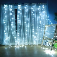 2x2 Metre Perde Beyaz Led Işık 8 Animasyonlu Kontrol Kumandalı Fişli Eklenebilir, Düğün Nişan Kına