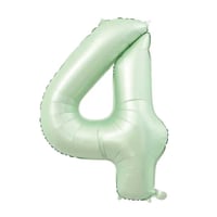 4 Rakam Adaçayı Folyo Balon 34 inç 76-82 cm