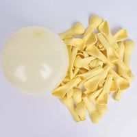 5 İnç Makaron Sarı Mini Balon 10 Adet