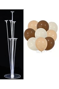 7'li Balon Standı ve 10 Adet Retro Konsept Balon Set