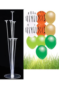 7'li Balon Standı ve 10 Adet Safari Konsept Balon Set