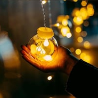 Ampul Top Perde Led Işık Dekoratif Dilek Topu Fişli Animasyonlu Eklenebilir