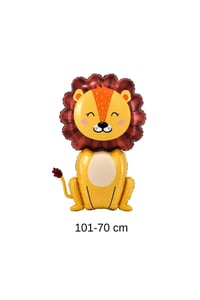 Aslan Folyo Balon 110 × 70 cm – Safari ve Orman Temalı Parti Süsü