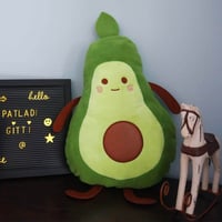 Avokado Yastık Peluş Avakado
