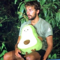 Avokado Yastık Peluş Büyük Boy